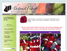 Tablet Screenshot of abstractfiber.com
